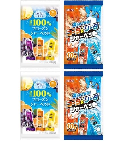 Amazon.co.jp: リボン 果汁100％フローズンシャーベット 凍らせて